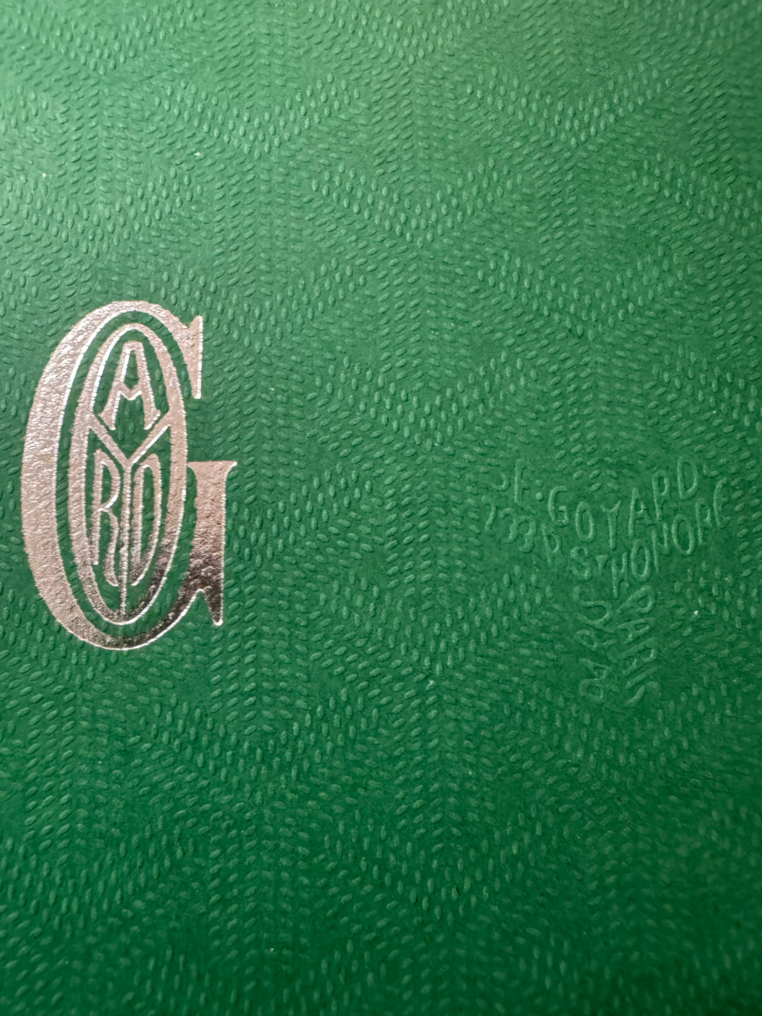 Goyard  Authentic Luxurious Empty Box W IconicDebossed Logo Made In France